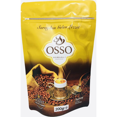 ismail Ekmekci Dried Nuts Osso Ottoman Coffee 200 gr 3-Pack Set - MALLTURK