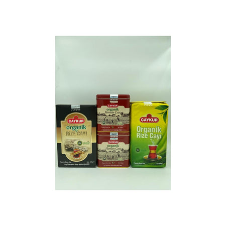 Caykur Organik tea Uclusu (Hemsin 200 g x 2 , Rize 400 g, Rize 500 g) - MALLTURK