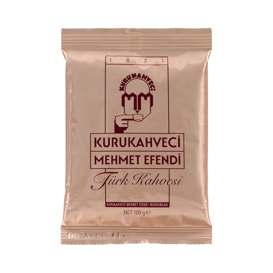 Kurukahveci Mehmet Efendi Turkish Coffee 100 gr x 12 packs - MALLTURK