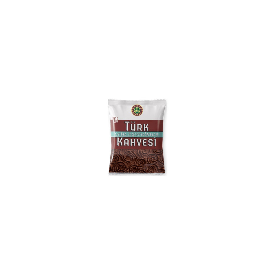Coffee World Medium Roast Turkish Coffee 100 gr x 4 Pack - MALLTURK