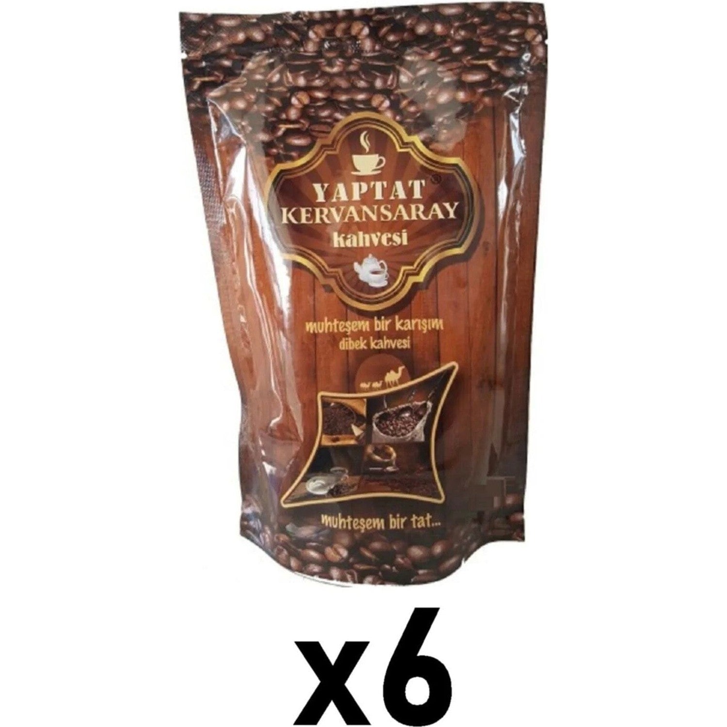 Yaptat Adiyaman Dibek Coffee, 6-pack, 200 gr - MALLTURK