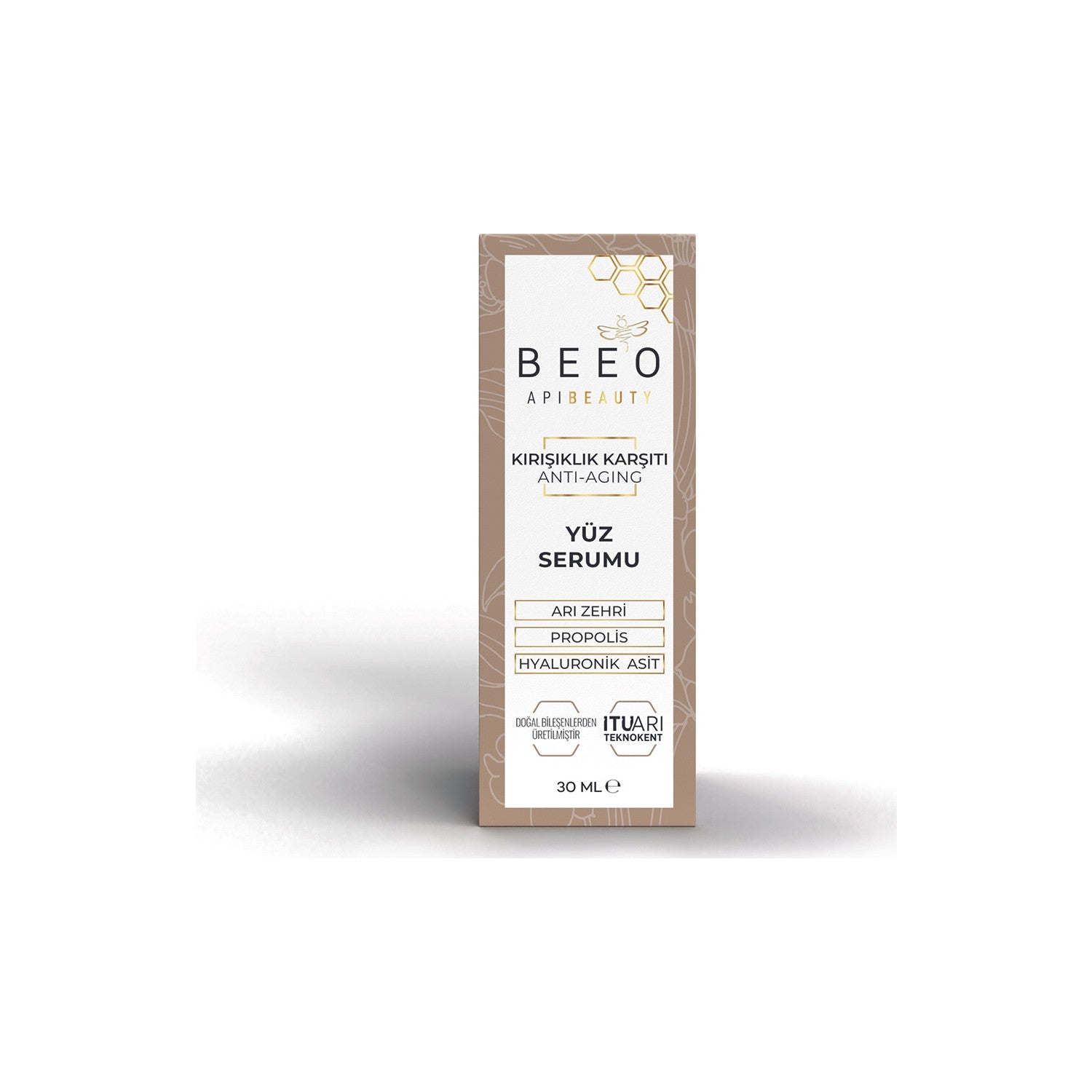 BEE'O Apibeauty With Bee Venom With Propolis Anti-Aging Face Care Serum 30 ml - MALLTURK