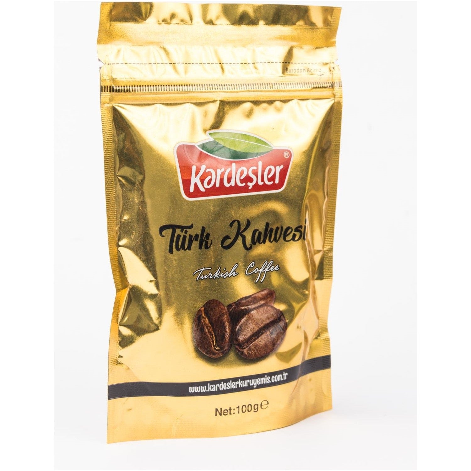 Kardesler Kuruyemis Soft Flavor Turkish Coffee 100 g Resealable Package - MALLTURK
