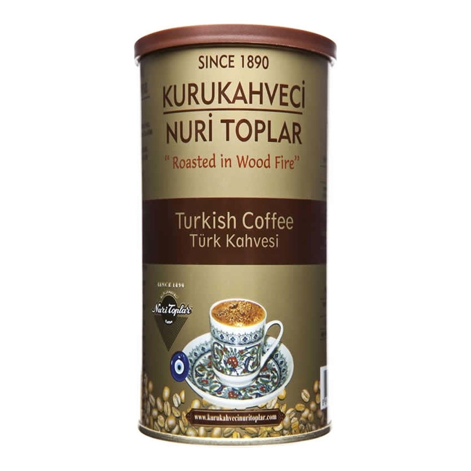 Nuri Toplar Turkish Coffee Cylinder 250 gr - MALLTURK