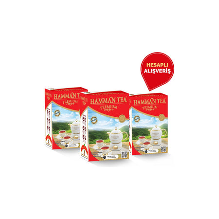 Hamman Tea Premium 800 g tea 3'lu - MALLTURK