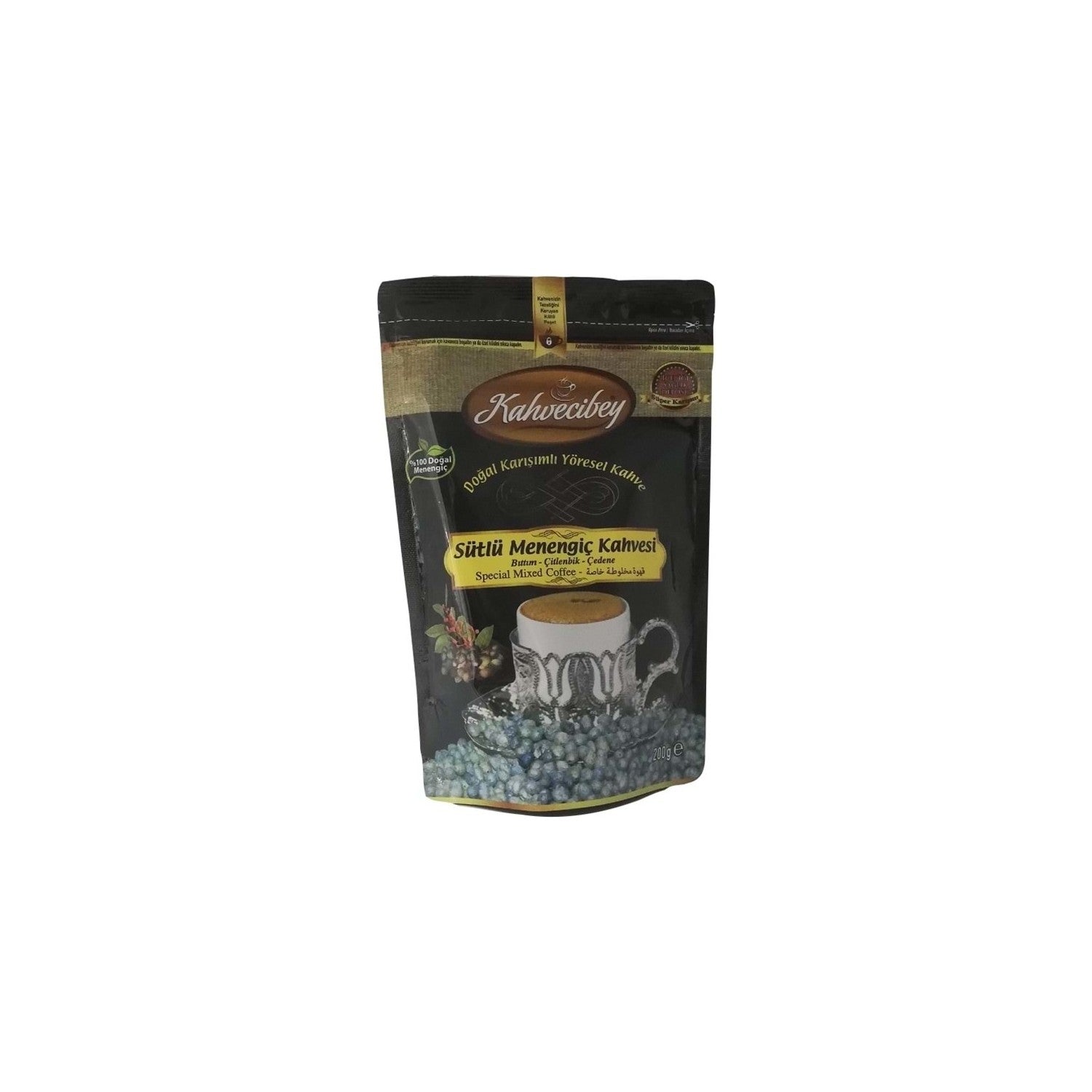 Kahvecibey Milk Flavored Menengic Coffee 200 g - MALLTURK