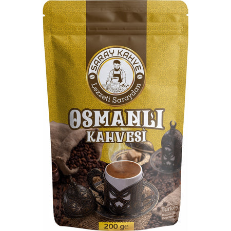 Saray Kahve Ottoman Coffee 200 g Caffeinated Special Roast - MALLTURK