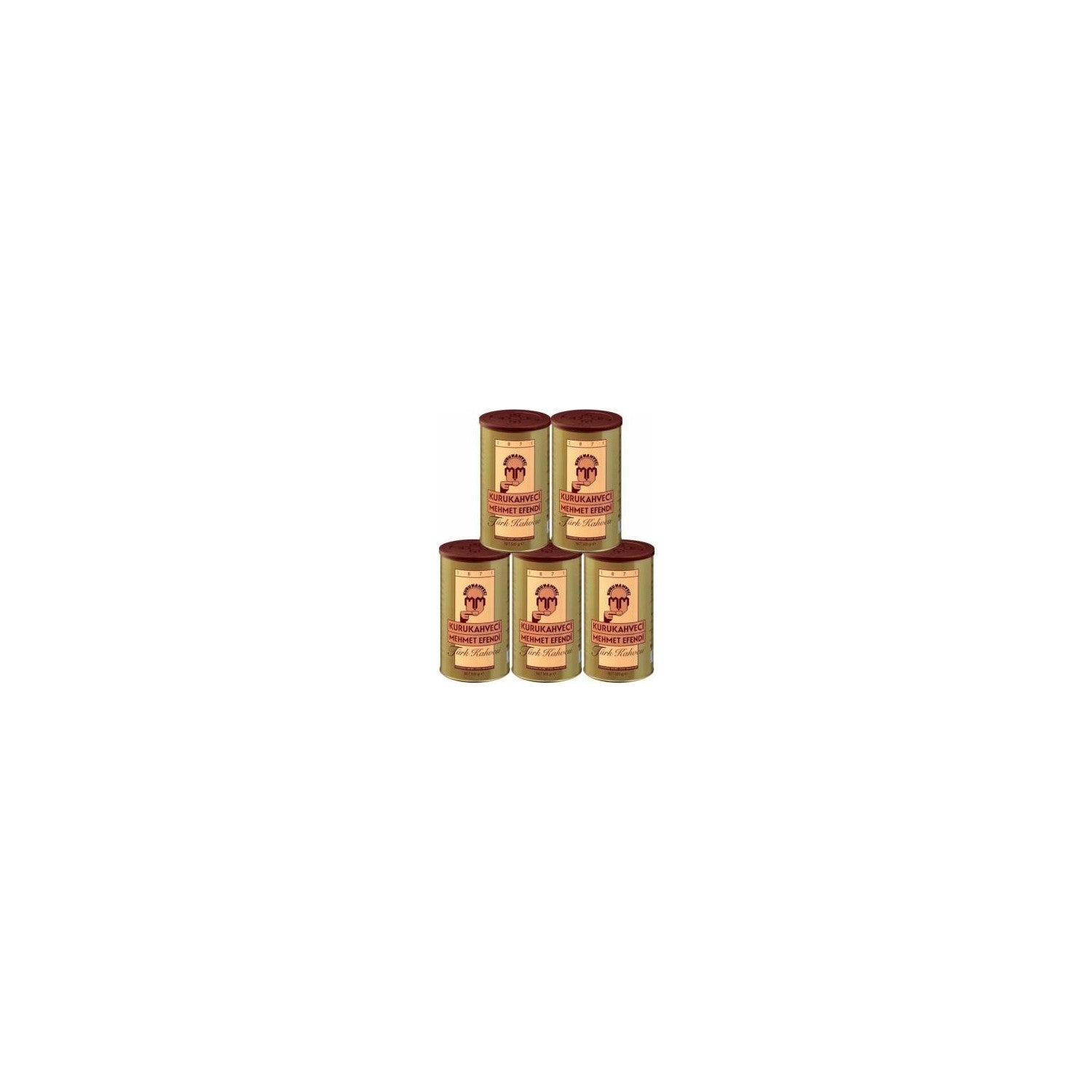 Kurukahveci Mehmet Efendi Turkish Coffee 5 x 500 gr - MALLTURK