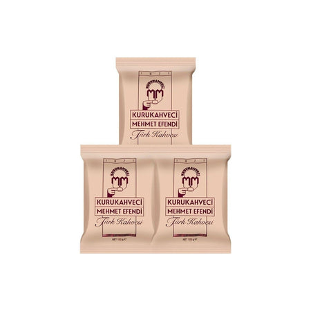 Kurukahveci Mehmet Efendi Turkish Coffee 100 gr x 3 - MALLTURK