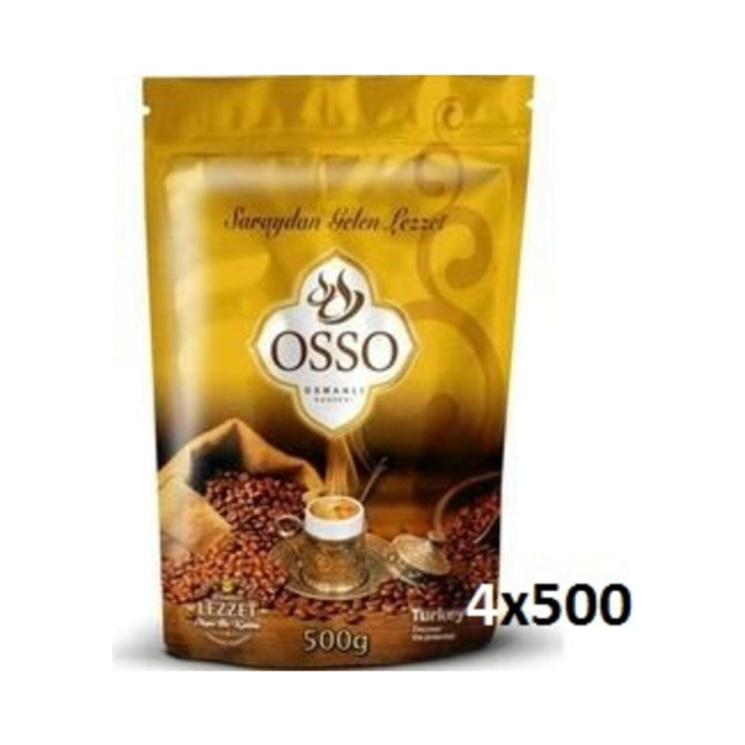 Osso Ottoman Coffee, Osso 500 gr Ottoman Coffee, 4 x 500 gr 2 kg Set - MALLTURK