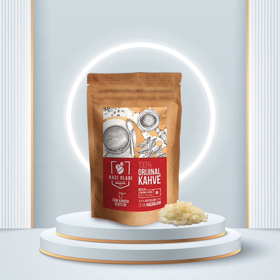 Haci Olabi Mastic Flavored Turkish Coffee 250 gr - MALLTURK