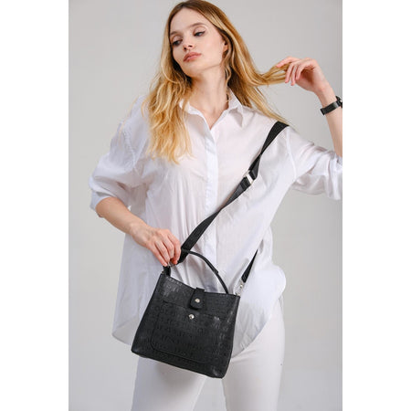 Just Polo Women's Shoulder Bag Black Model, Just Polo - MALLTURK