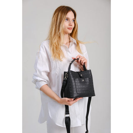 Just Polo Women's Shoulder Bag Gray - Tan - MALLTURK
