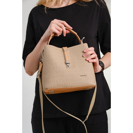 Just Polo Women's Shoulder Bag Mink - Yellow - MALLTURK