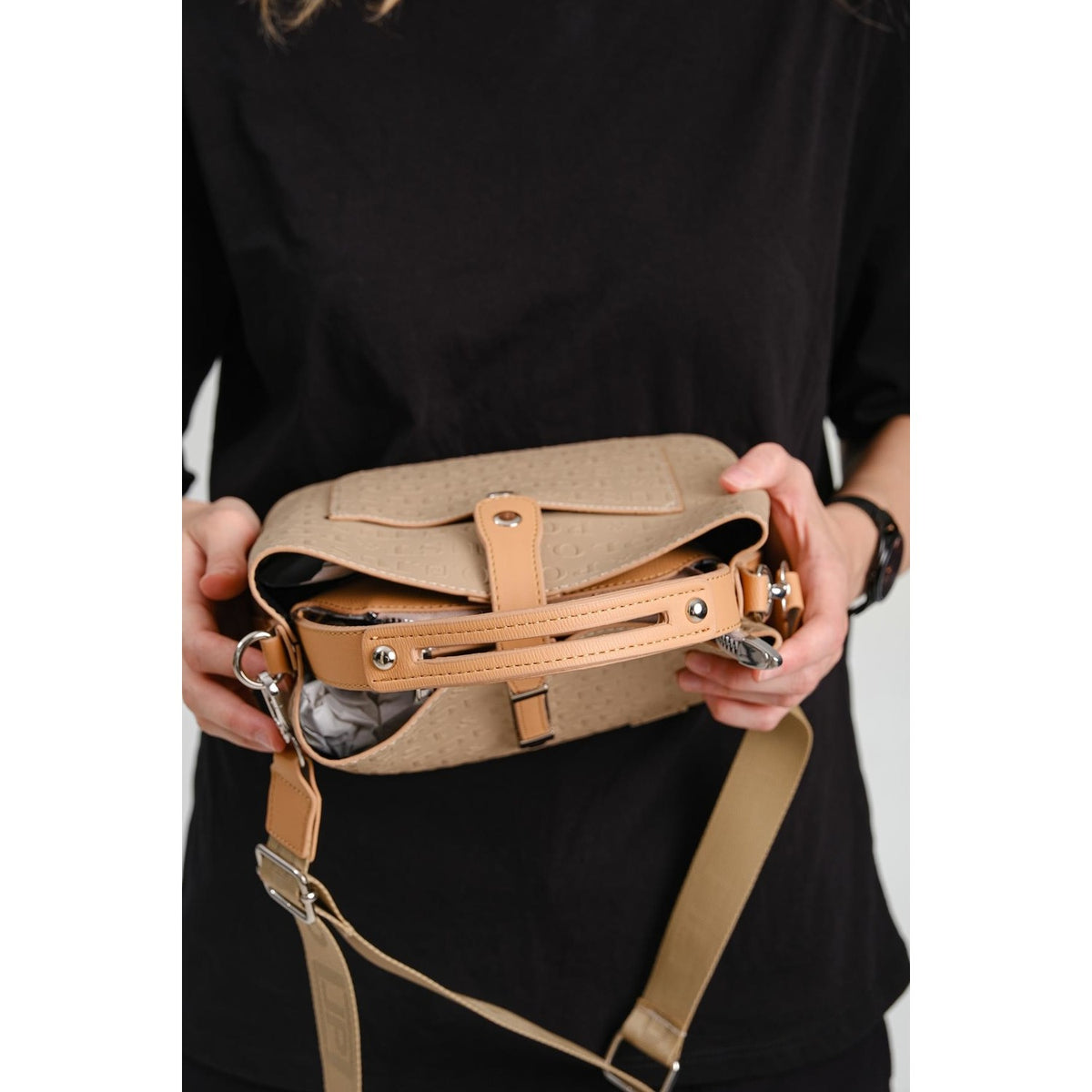 Just Polo Women's Shoulder Bag Mink - Yellow - MALLTURK