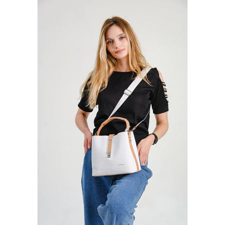 Just Polo Women's Shoulder Bag Tan - MALLTURK