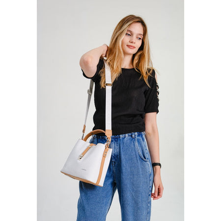 Just Polo Women's Shoulder Bag Tan - MALLTURK