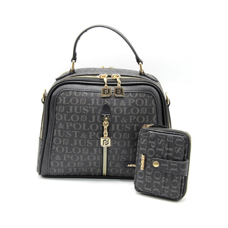 Just Polo Bag and Wallet Set Brown Set - MALLTURK