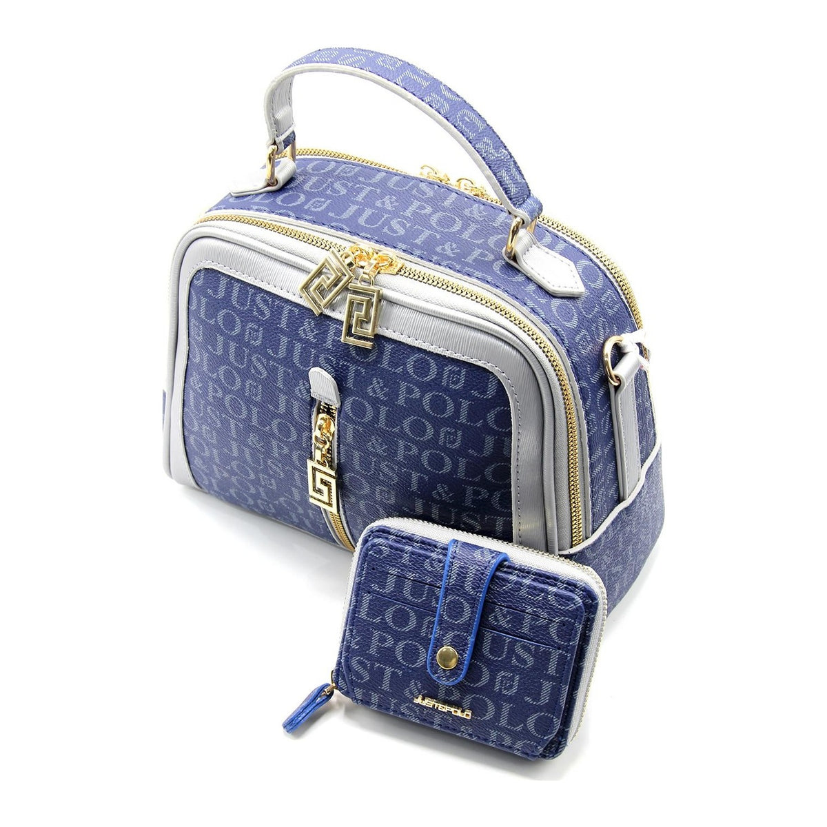 Just Polo Bag and Wallet Set Brown Set - MALLTURK