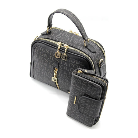 Just Polo Bag and Wallet Set Black Set - MALLTURK
