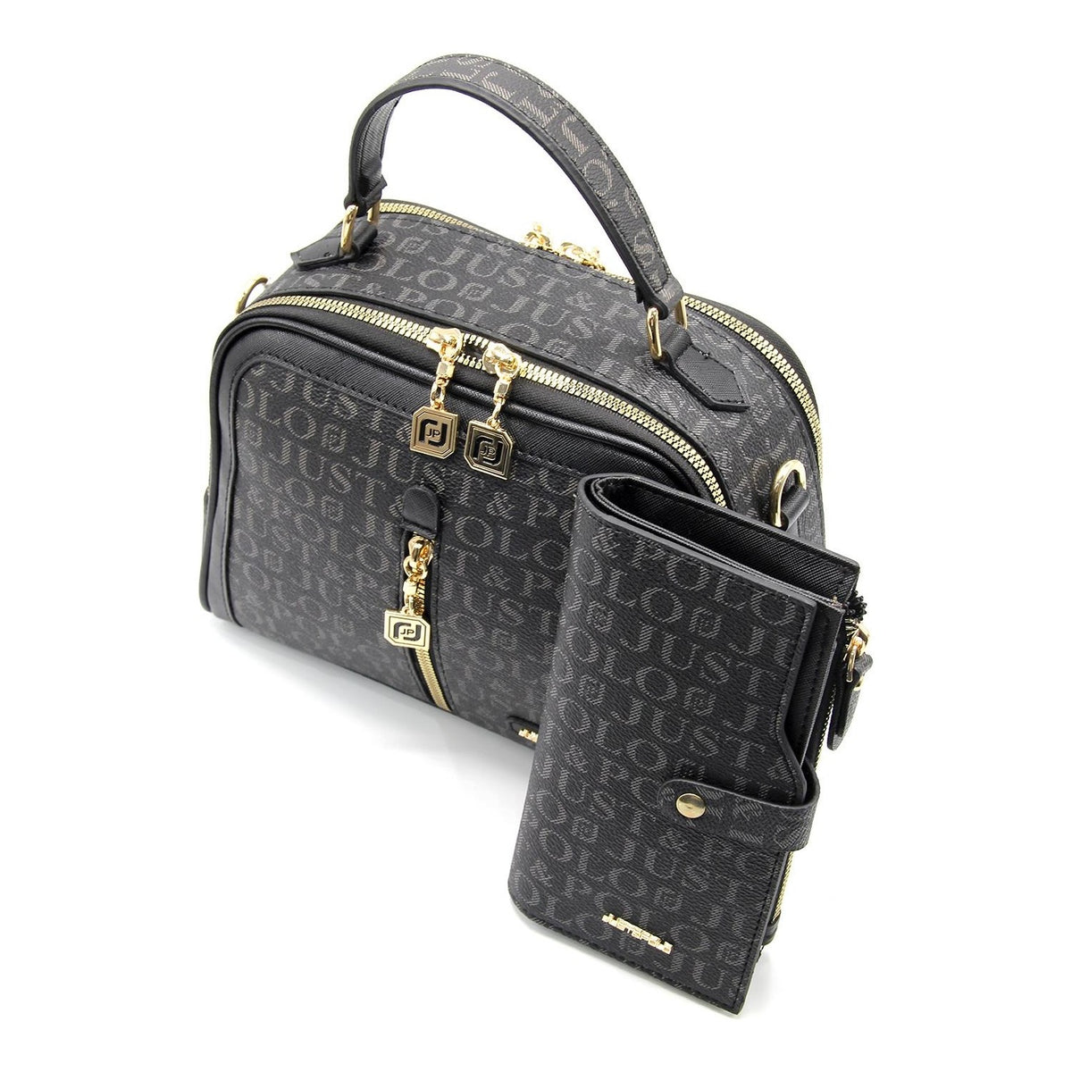 Just Polo Bag and Wallet Set Mink - MALLTURK