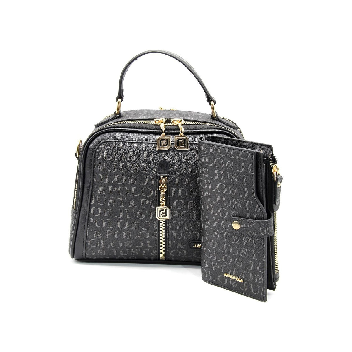 Just Polo Bag and Wallet Set Mink - MALLTURK