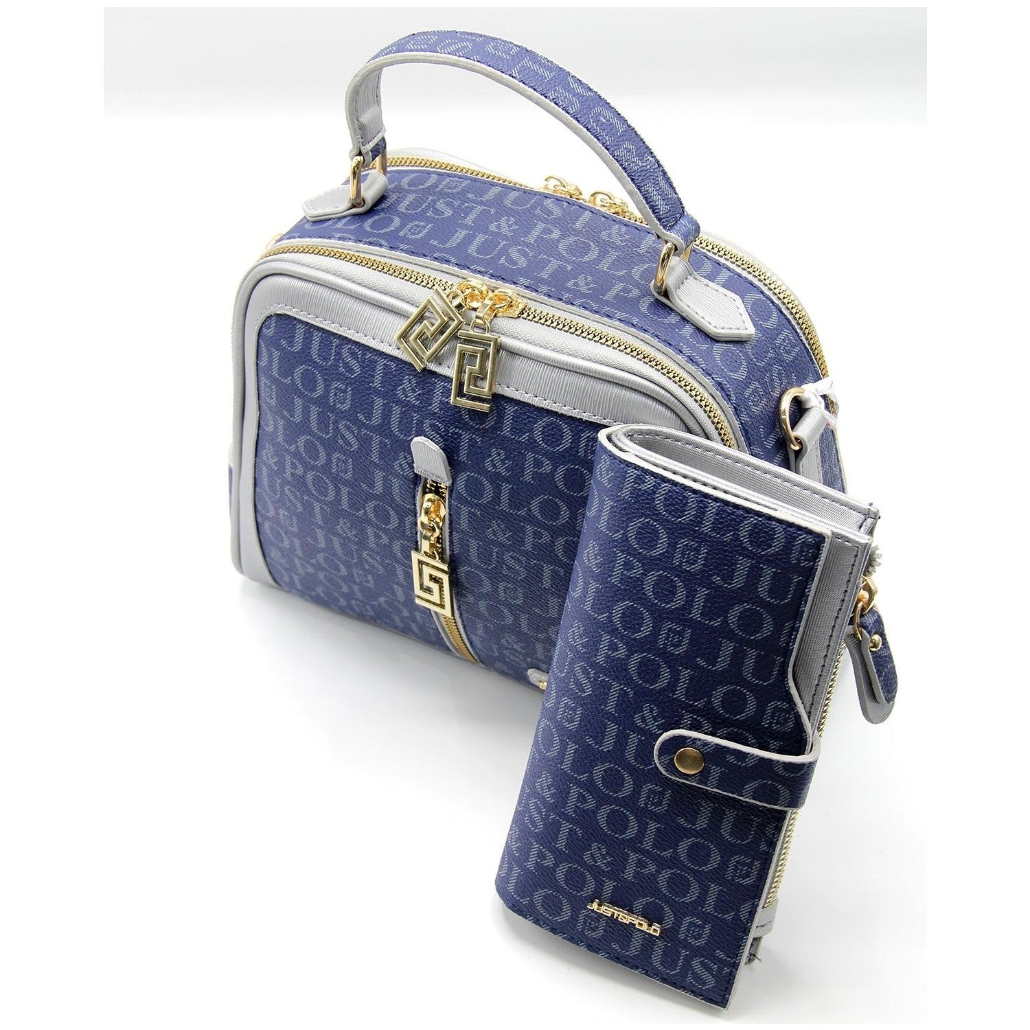 Just Polo Bag and Wallet Set Mink - MALLTURK