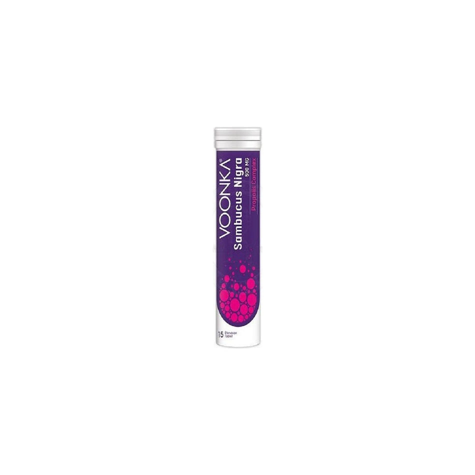 Voonka Sambucus Nigra Propolis Complex 15 Effervescent Tablets