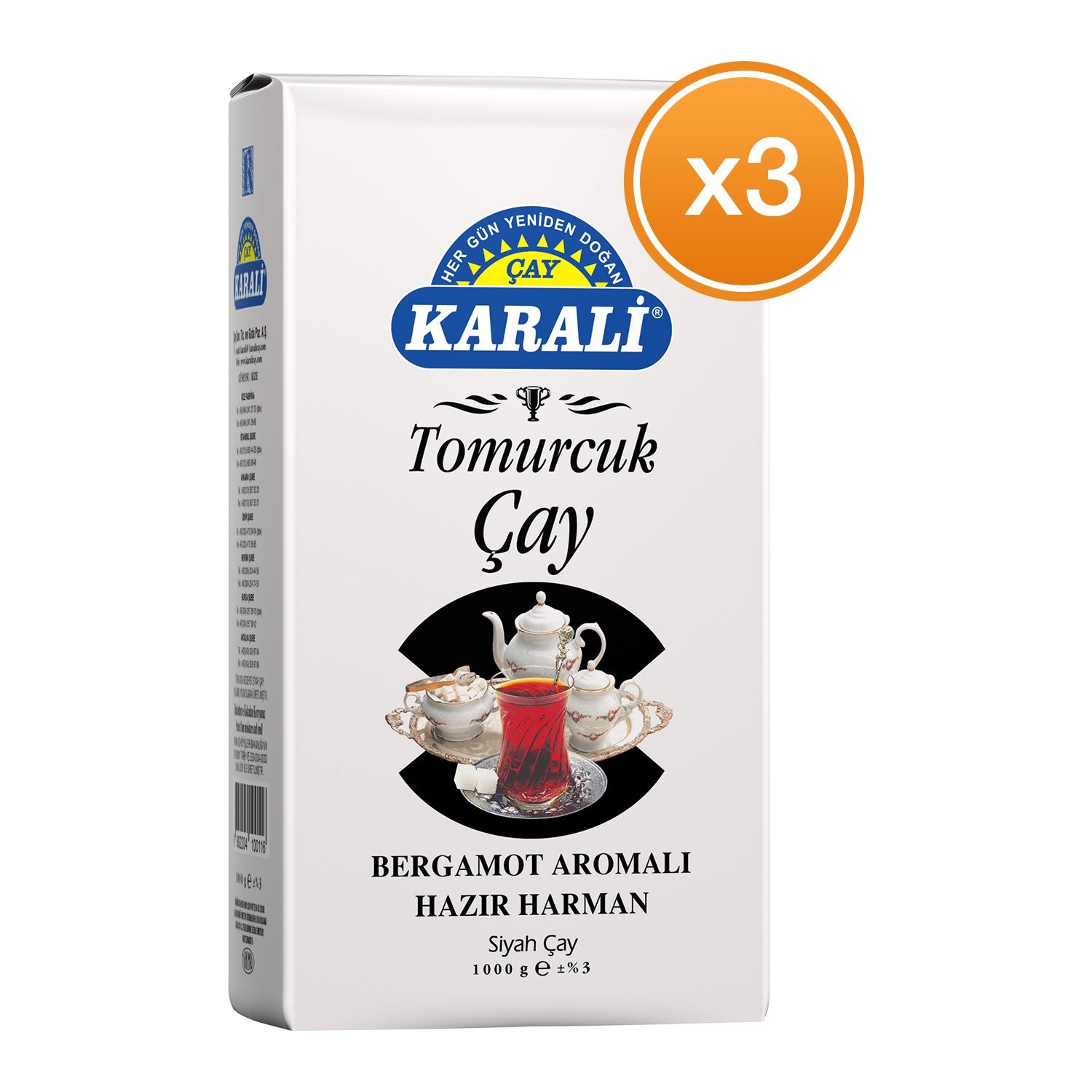 Karali tea bud (Earl grey) loose leaf tea 1000 g x 3 pack - MALLTURK