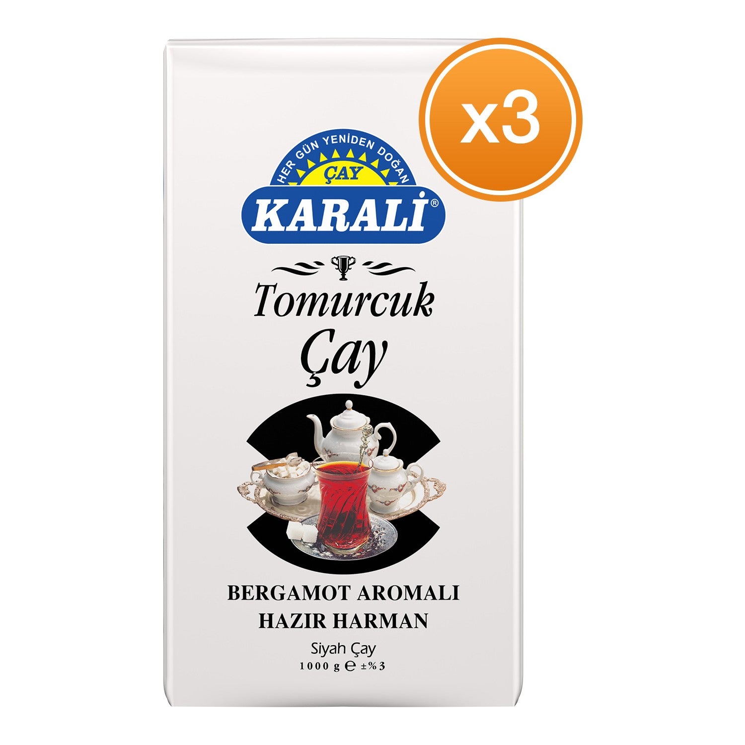 Karali tea bud (Earl grey) loose leaf tea 1000 g x 3 pack - MALLTURK