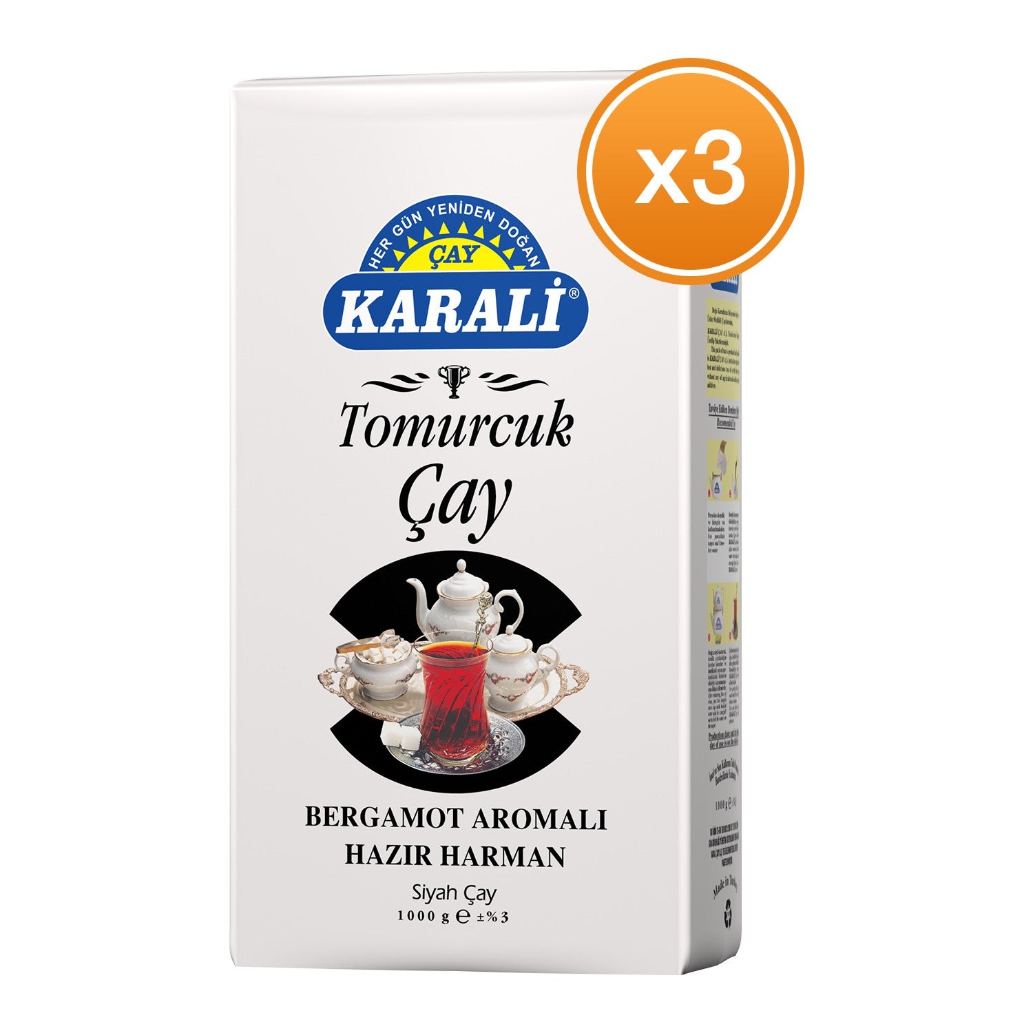 Karali tea bud (Earl grey) loose leaf tea 1000 g x 3 pack - MALLTURK