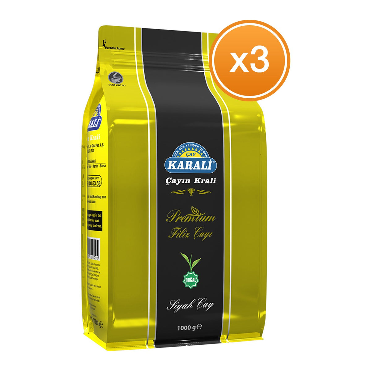 Karali tea Premium sprout loose leaf tea 1 Kg X 3 pack - MALLTURK
