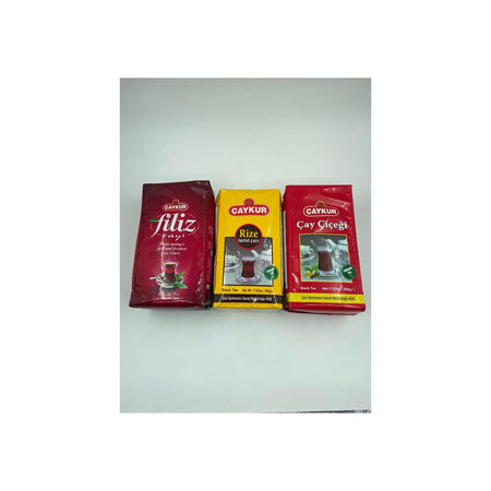 Caykur sprout tea, Turist tea and tea Cicegi Uclu pack 500 g X 3 - MALLTURK