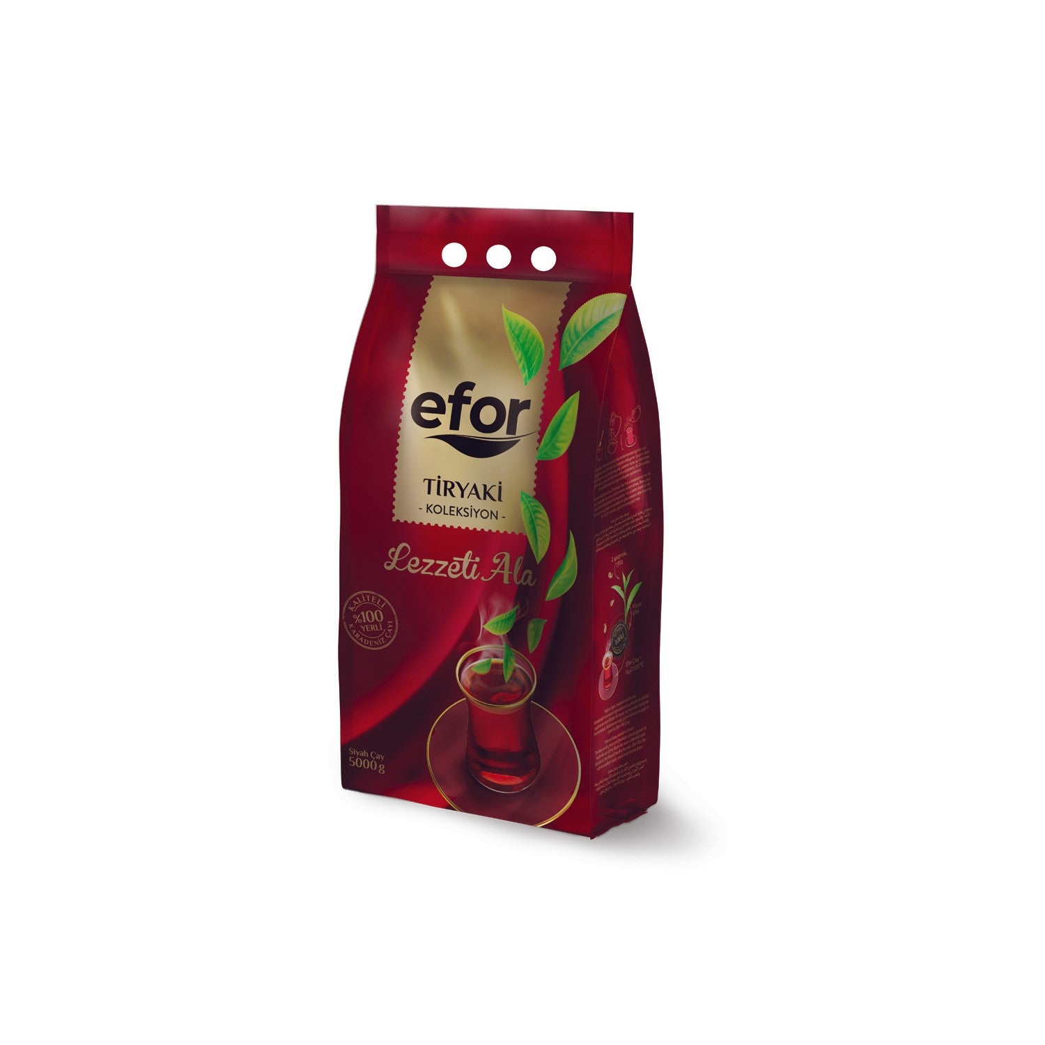 Efor loose leaf tea Tiryaki Lezzeti Ala 5000 g black tea Kalitesi with Essiz aroma - MALLTURK