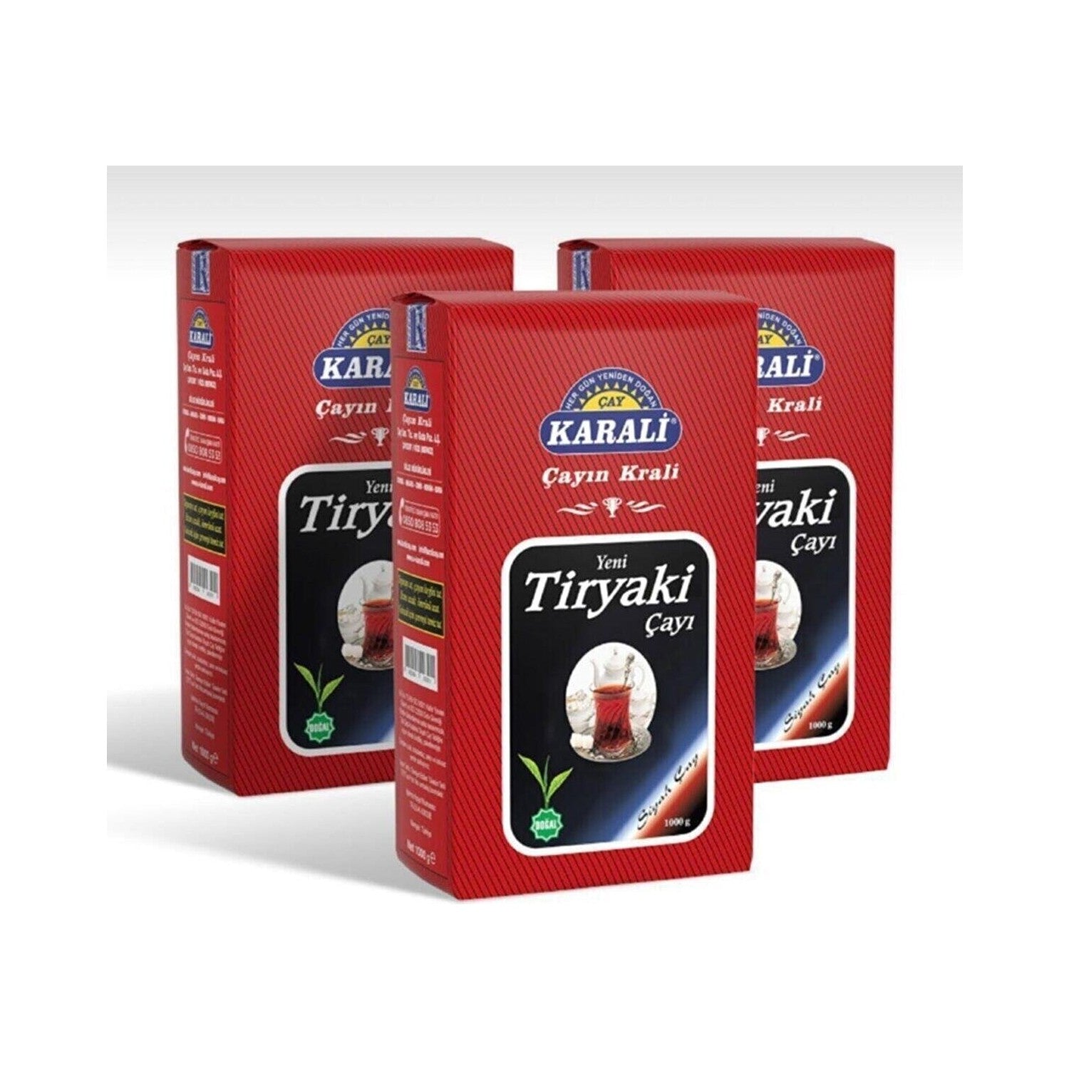 Karali Tiryaki loose leaf black tea 3 x 1 kg - MALLTURK