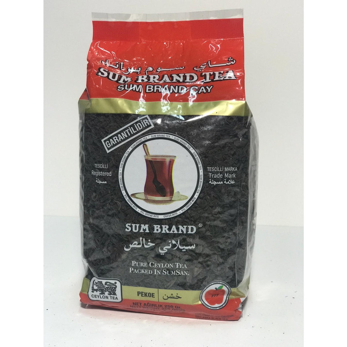 777 Sumbrand Pekoe Seffaf bags Ithal black tea 250 g - MALLTURK