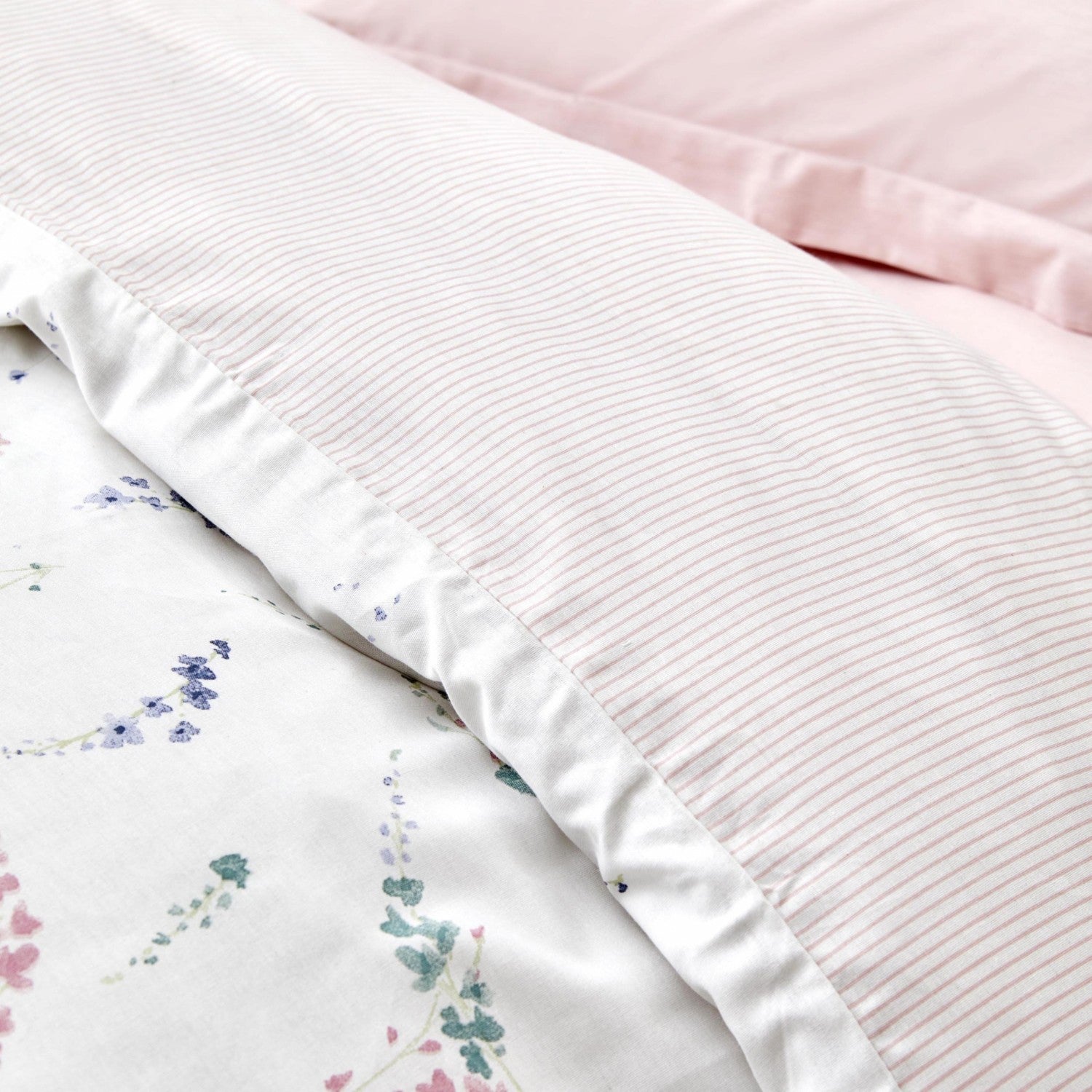 Karaca Home Dalila %100 Cotton Double Duvet Cover Set Pink - MALLTURK