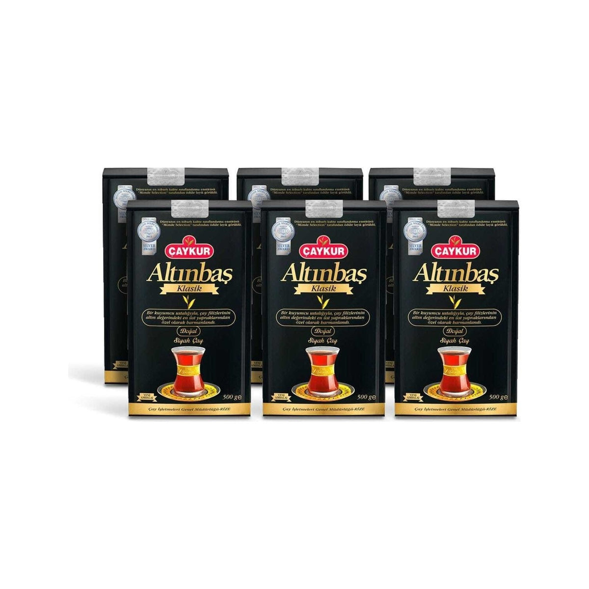 Caykur Altinbas black tea 500 g - 6 pack quality natural tea product of Turkey - MALLTURK