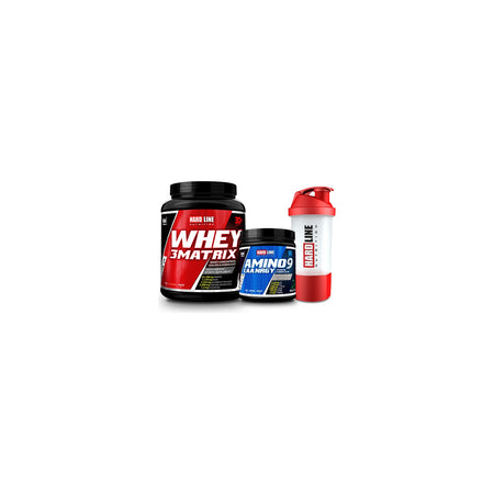 Hardline Nutrition Whey3 Matrix 908 gr Chocolate + Amino9 - MALLTURK
