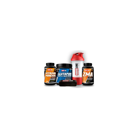 Hardline Nutrition Glutapure 500 gr + Vitamin Mineral + Zma - MALLTURK