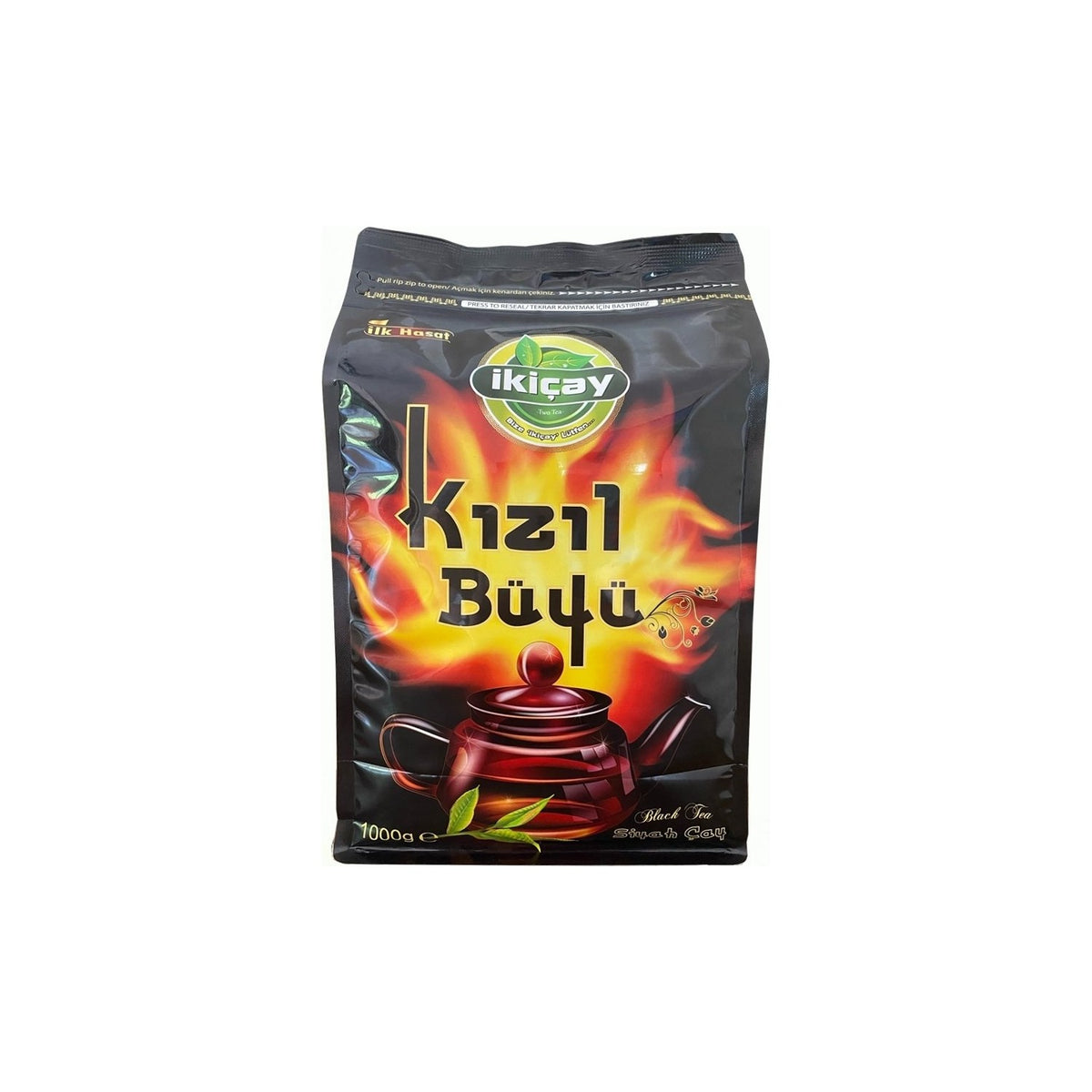 Ikicay Kizil Buyu 1000 g black tea Yuksek Rakimda natural Kalite with Zenginlestirilmis - MALLTURK