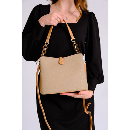Just Polo Women's Just & Polo Patterned Vegan Shoulder and Handbag - MALLTURK