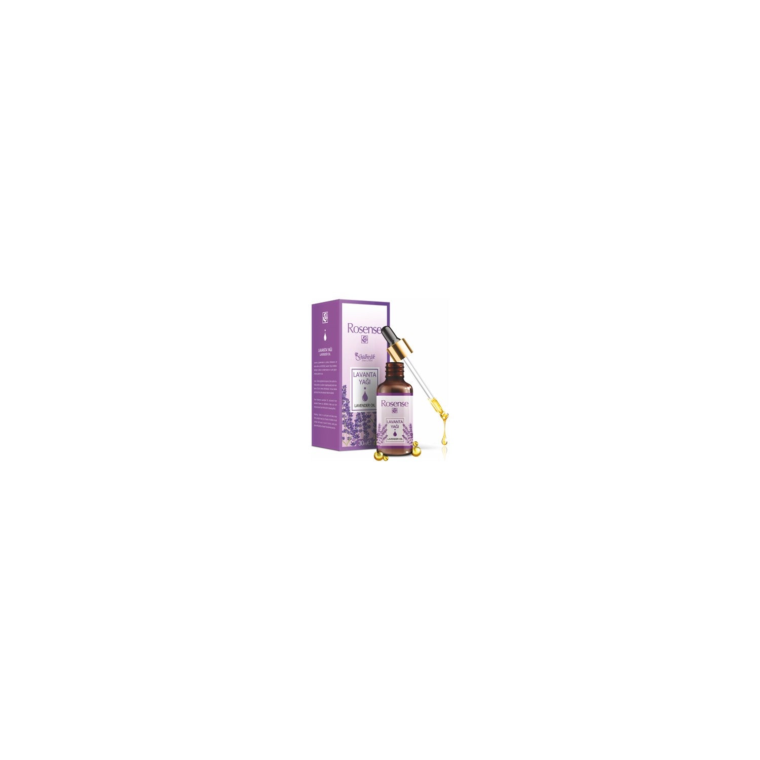 Rosense Lavender Oil 30 ml Natural Oil for Skin with Soothing Effect Unisex Use - MALLTURK
