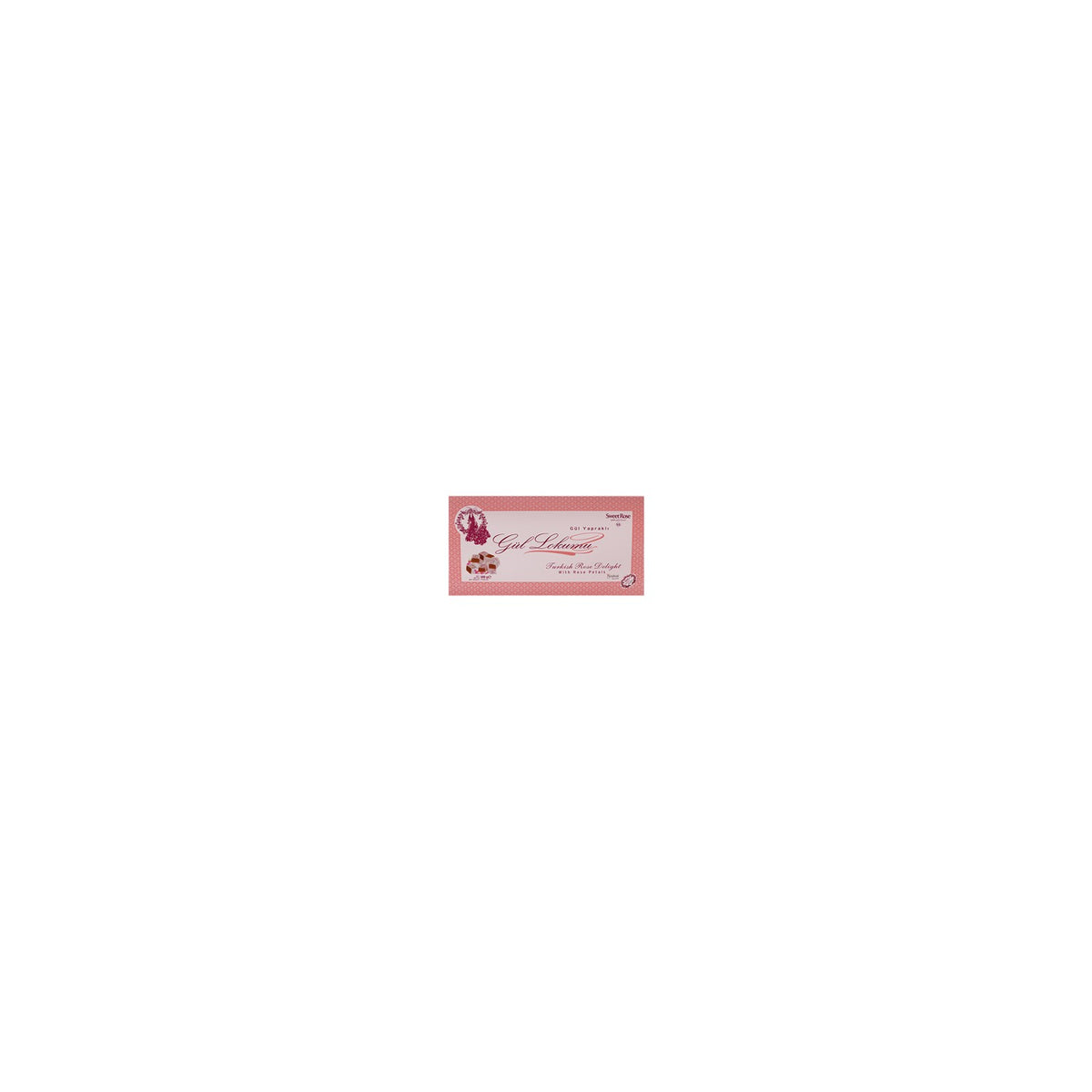 Rosense Rose Turkish Delight with Rose Petals 500 gr - MALLTURK