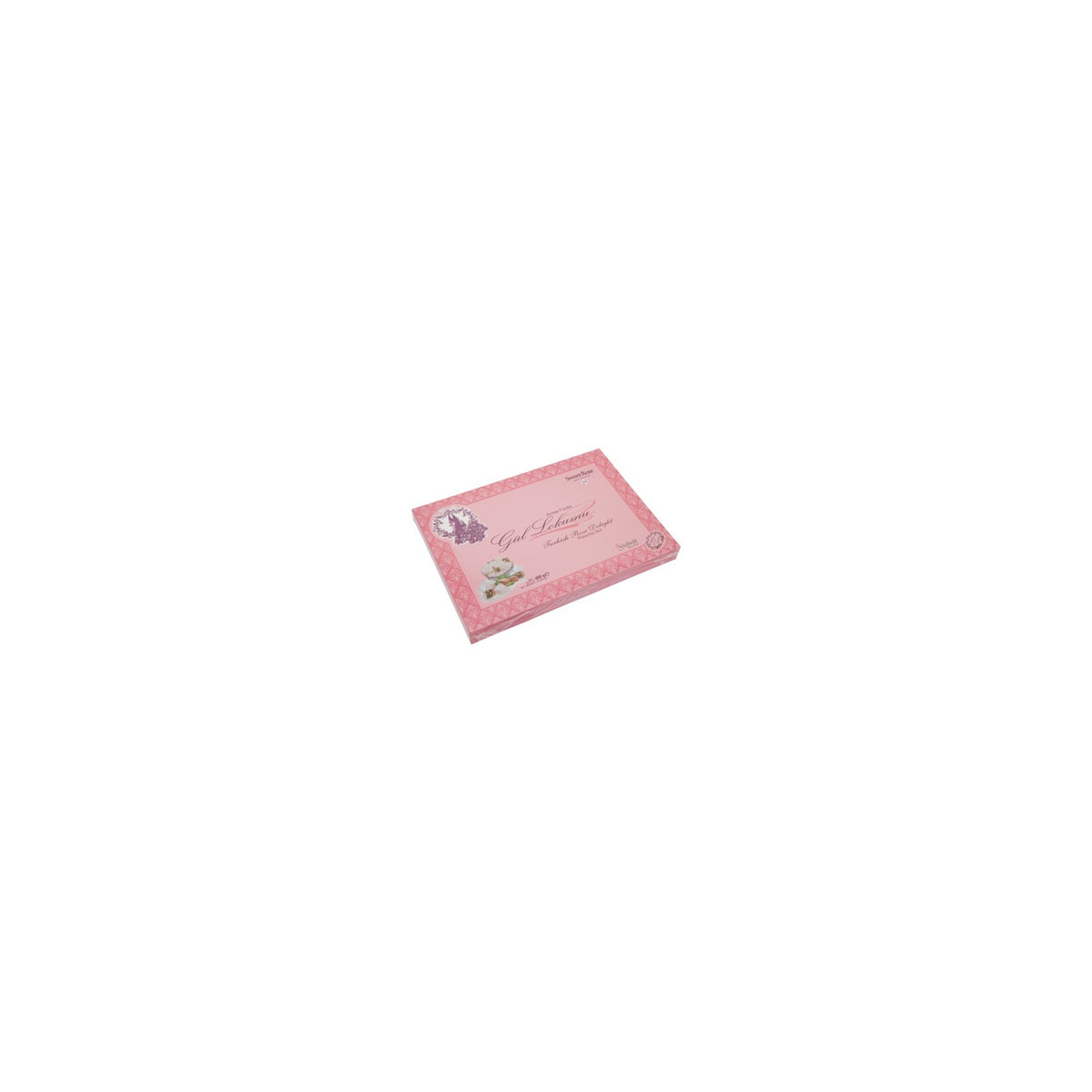 Rosense Rose Turkish Delight with Pistachios 400 gr - MALLTURK