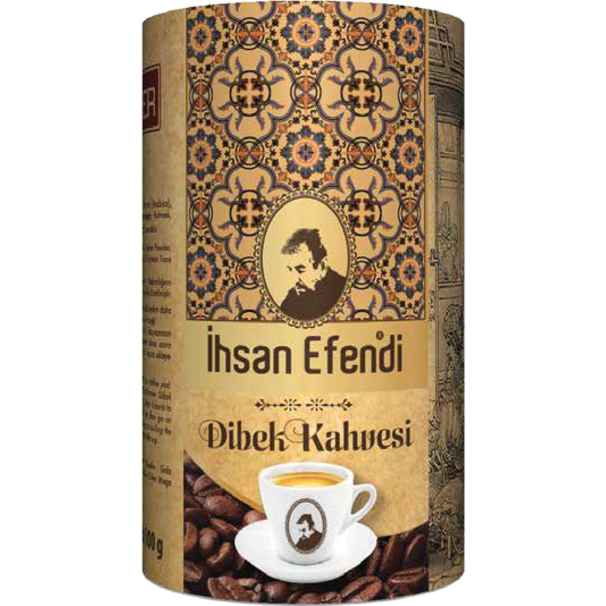 ihsan Efendi Dibek Coffee, Cylinder, 400 gr - MALLTURK
