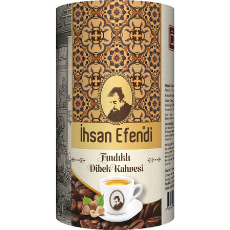 ihsan Efendi Hazelnut Dibek Coffee, Cylinder, 400 gr - MALLTURK