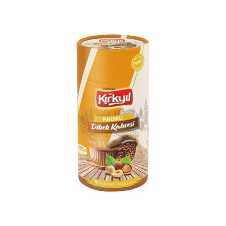 Kirkyil Hazelnut Dibek Coffee Cylindrical Box 200 gr - MALLTURK