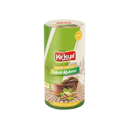 Kirkyil Pistachio Dibek Coffee 200 gr Cylindrical Box - MALLTURK