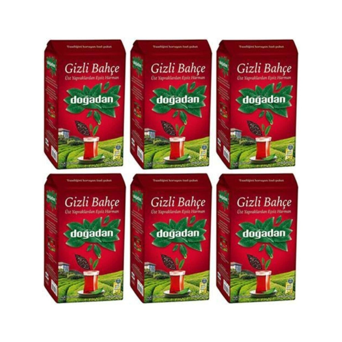 Dogadan Gizli Bahce loose leaf black tea 6 x 1 kg - MALLTURK
